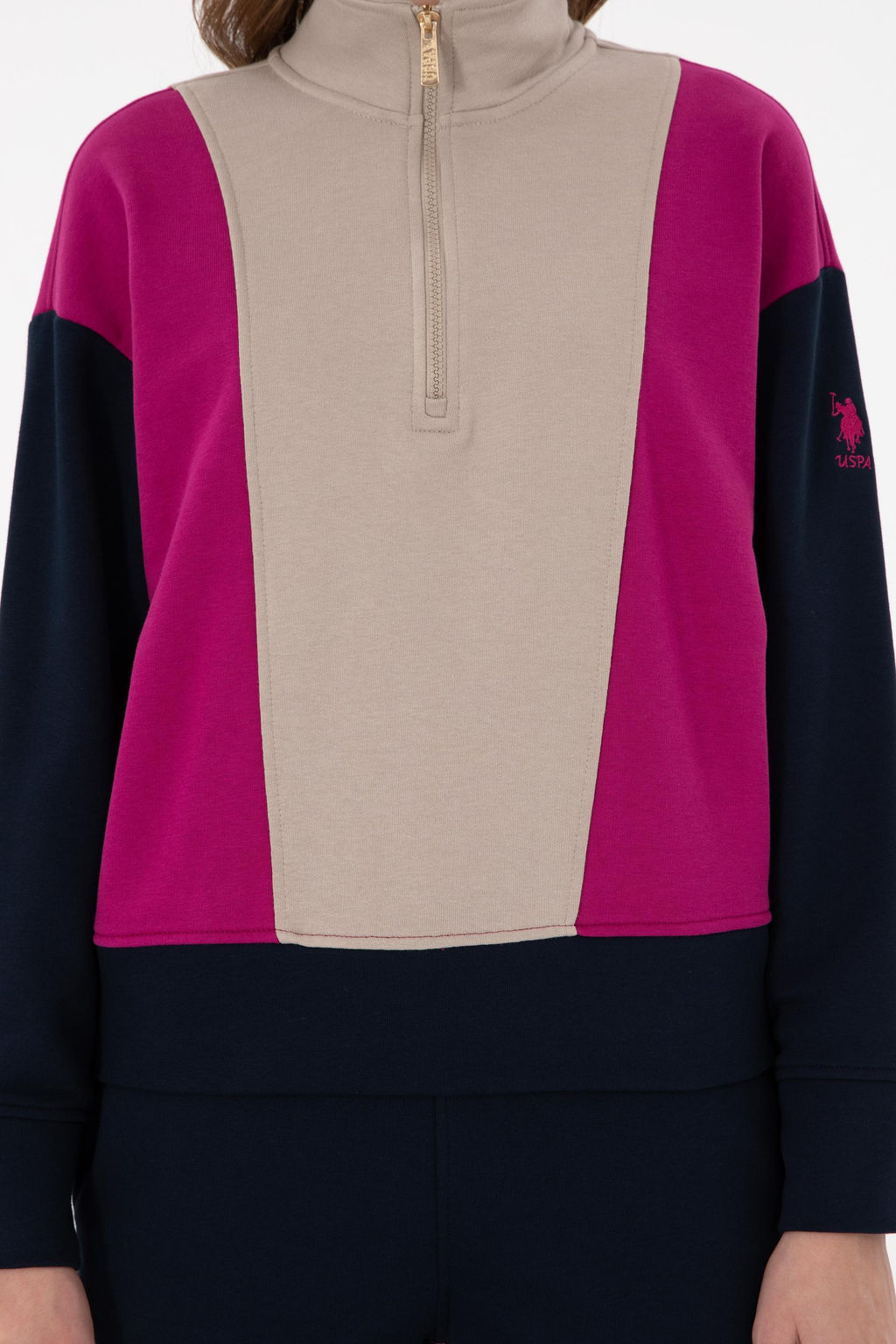 Женский свитшот цвета фуксии Неожиданная скидка в корзине - U.s. polo assn фото 13