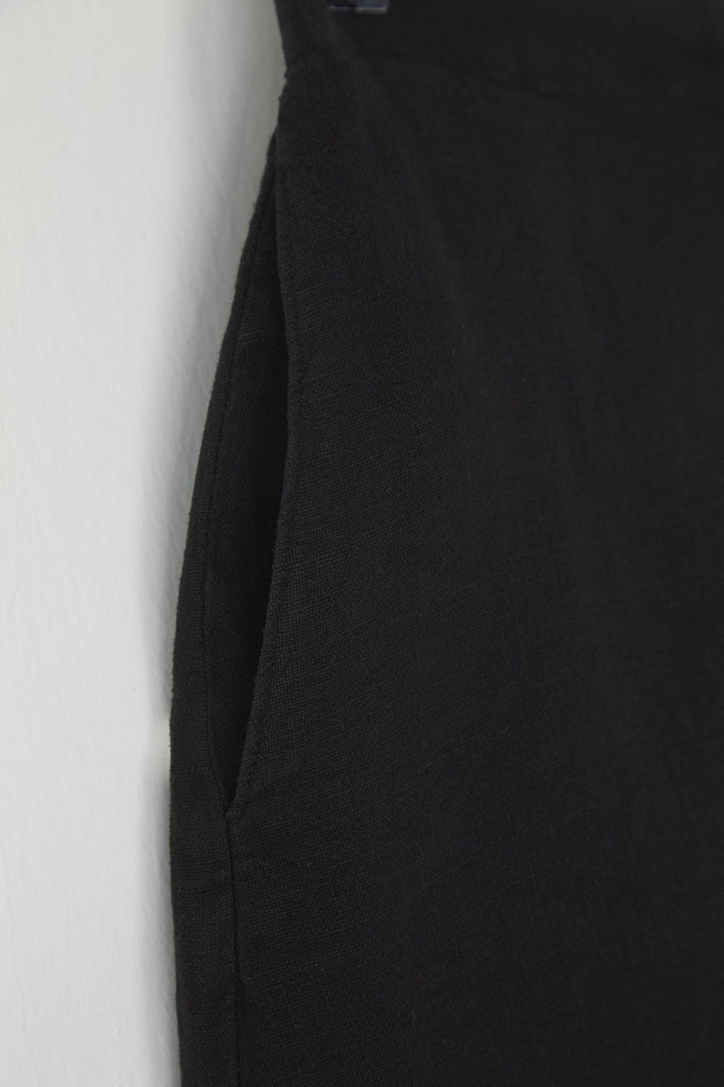 Trendyolmilla Siyah %100 Keten Mini Etek TWOSS25ET00142 фото 5