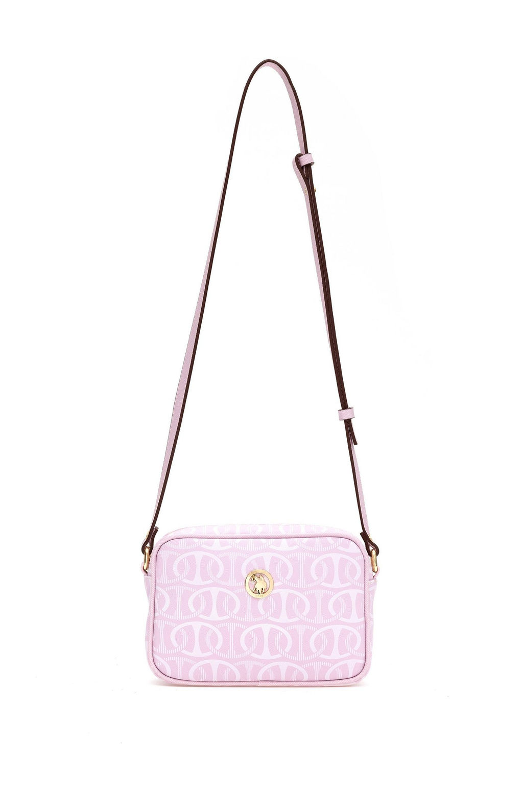 U. S. Polo Assn / Женская розовая сумка через плечо - U.s. polo assn фото 6