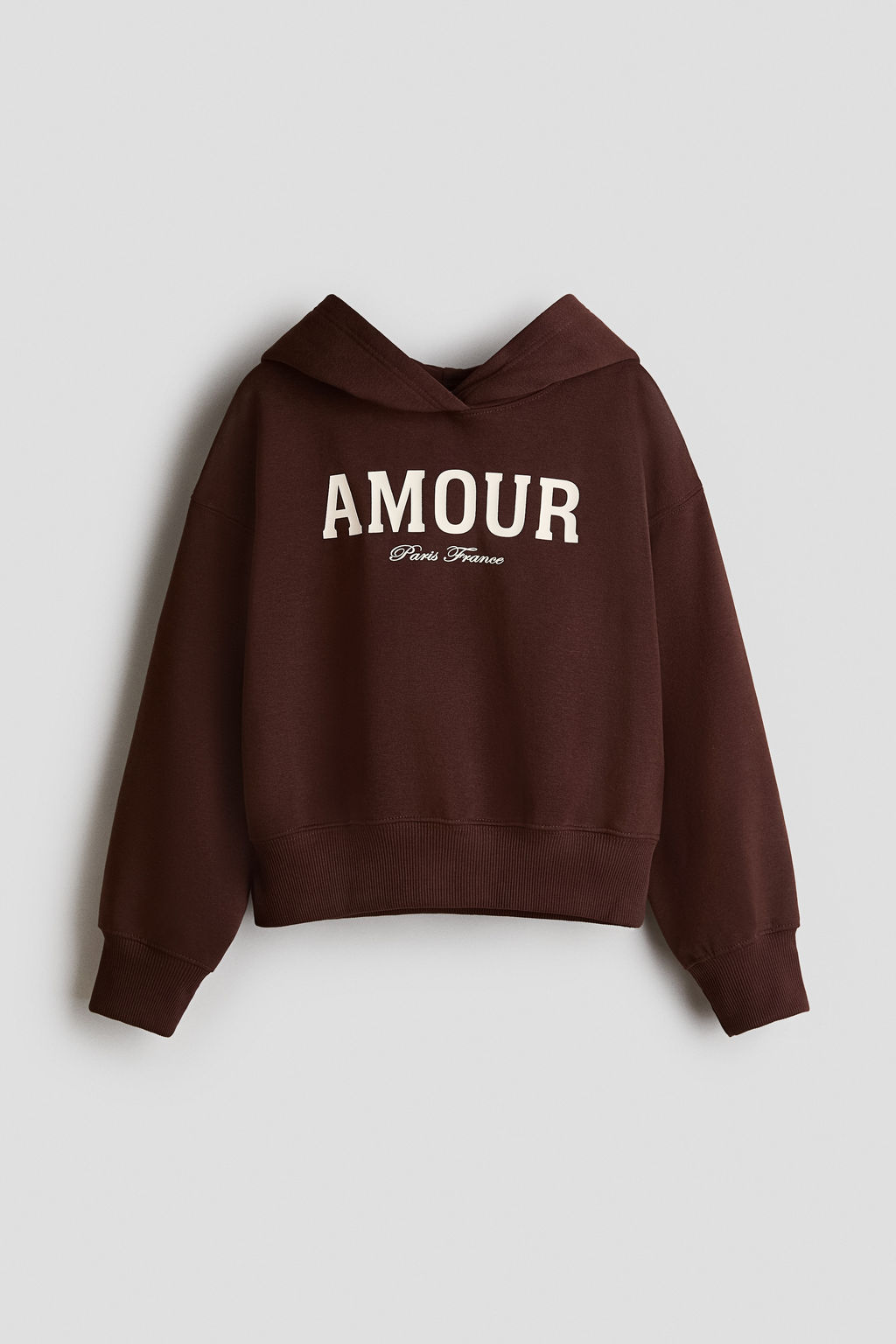 Sudadera oversize con capucha y motivo - H&m фото 3