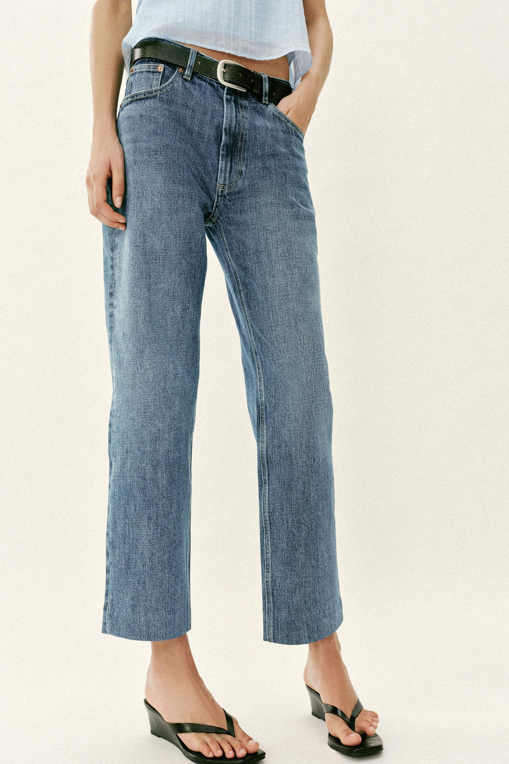 JEANS Z1975 SLIM TIRO ALTO / Azul - Zara фото 2