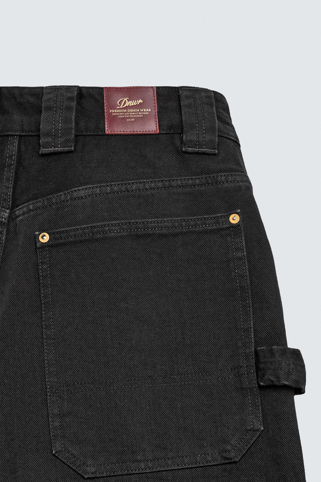 PANTAL?N CARPINTERO WIDE FIT / Negro - Zara фото 10