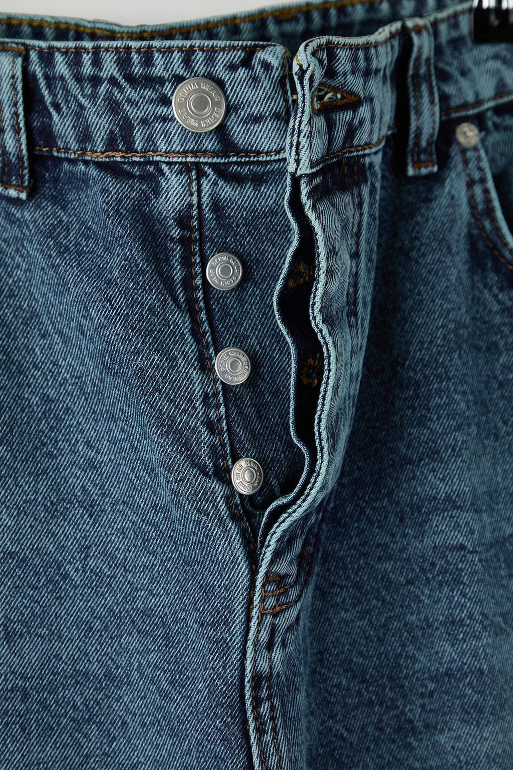 TRENDYOL MAN Ac?k Mavi %100 Pamuk Baggy Fit Jeans Bol Kot Pantolon TMNAW24JE00027 - Trendyolmilla фото 80