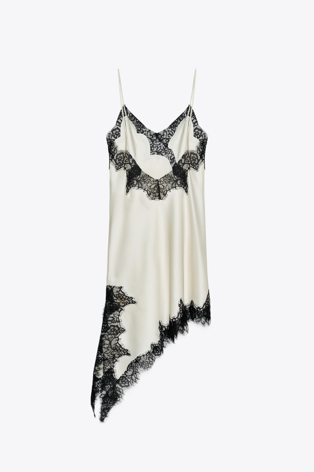ASYMMETRIC LACE DRESS ZW COLLECTION
