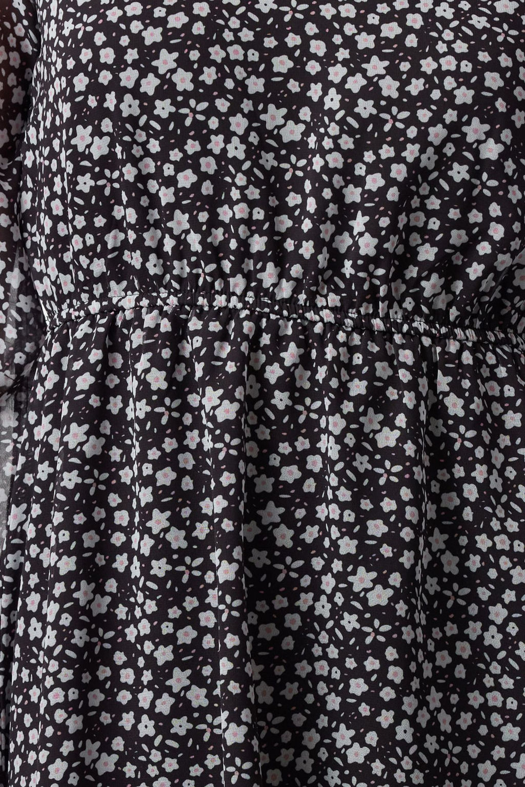 TRENDYOLMILLA Cok Renkli Etegi Belden Ac?lan Mini Astarl? Sifon Dokuma Elbise TWOAW25EL00570  фото 4