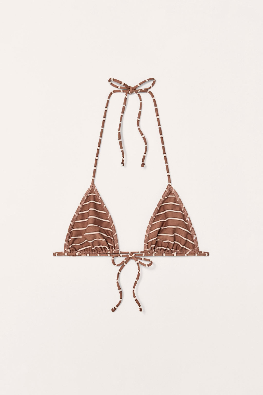 LIMITED EDITION STRIPED BIKINI TOP - Zara фото 9