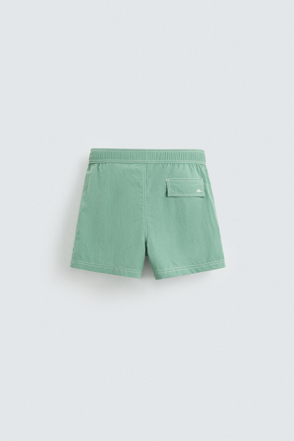 CONTRAST WASH MEDIUM SWIMMING TRUNKS - Zara фото 2
