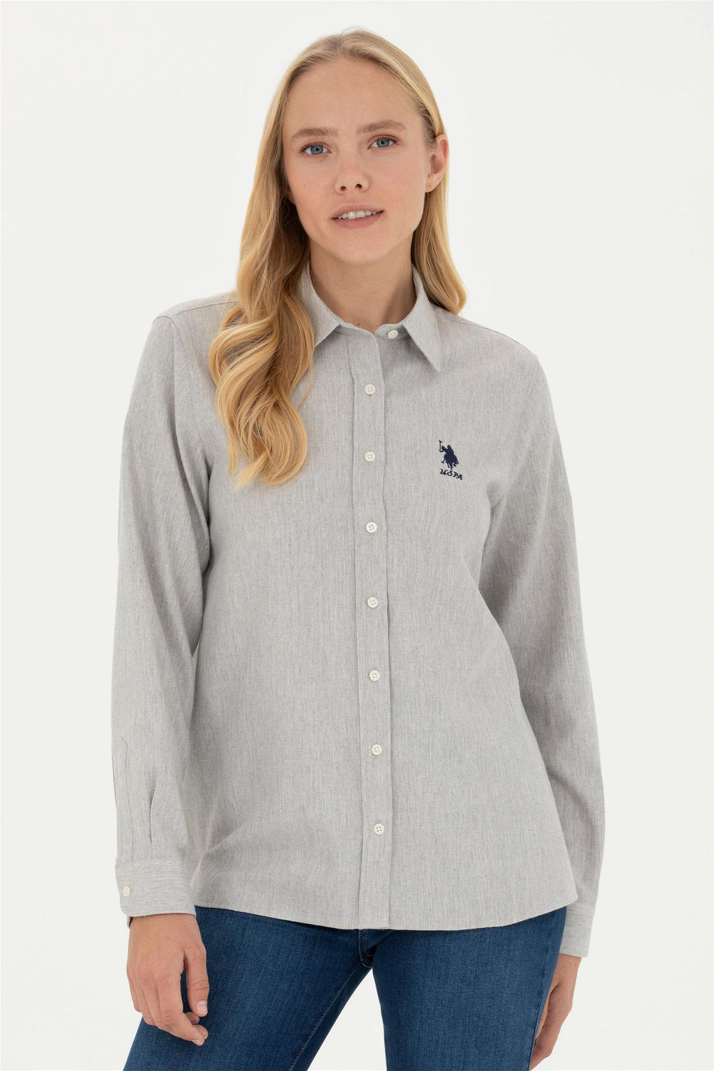 Женская рубашка с длинным рукавом Stone - U.s. polo assn фото 8