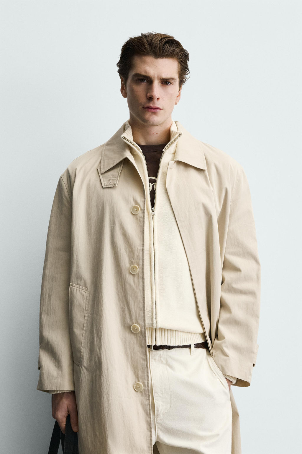 GABARDINA REGULAR FIT / Beige - Zara фото 2