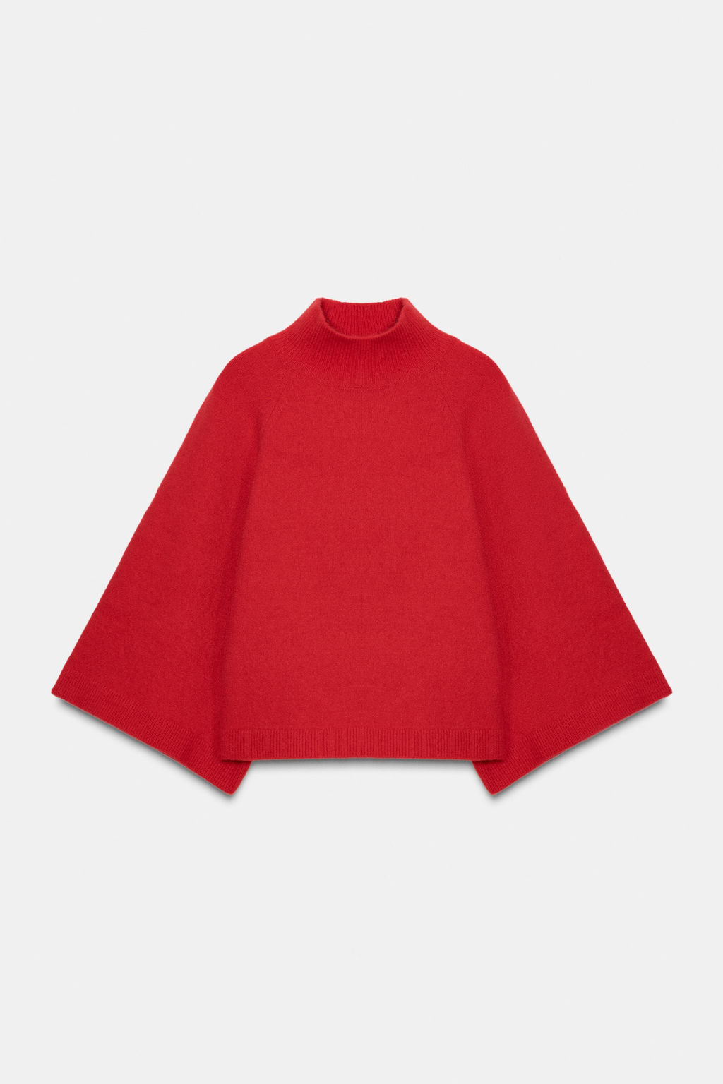 JERSEY PUNTO MANGA ANCHA / Rojo - Zara фото 4