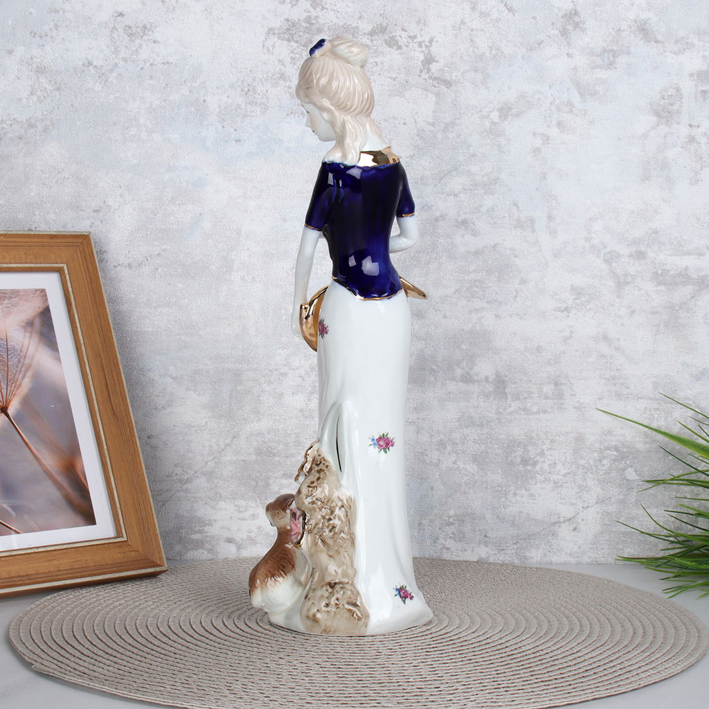 Статуэтка Дама музыкант 30 см / 141104 /уп 24/ - Галеонтрейд фото 4