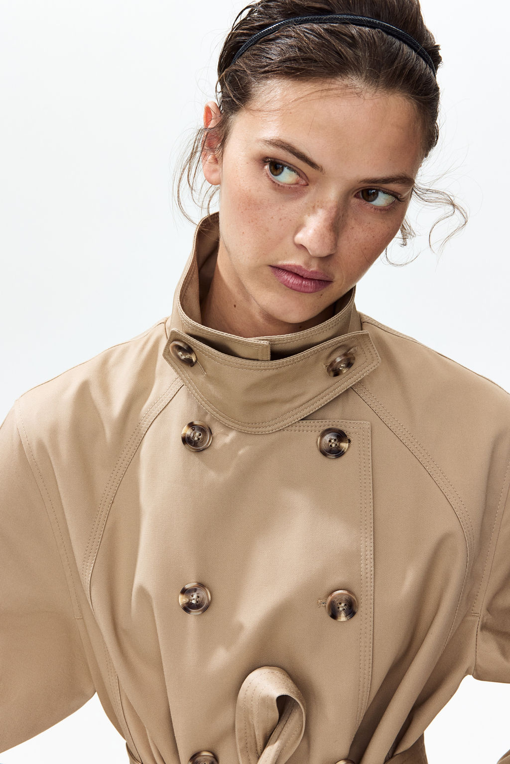 Gabardina con cuello chimenea - H&m фото 3