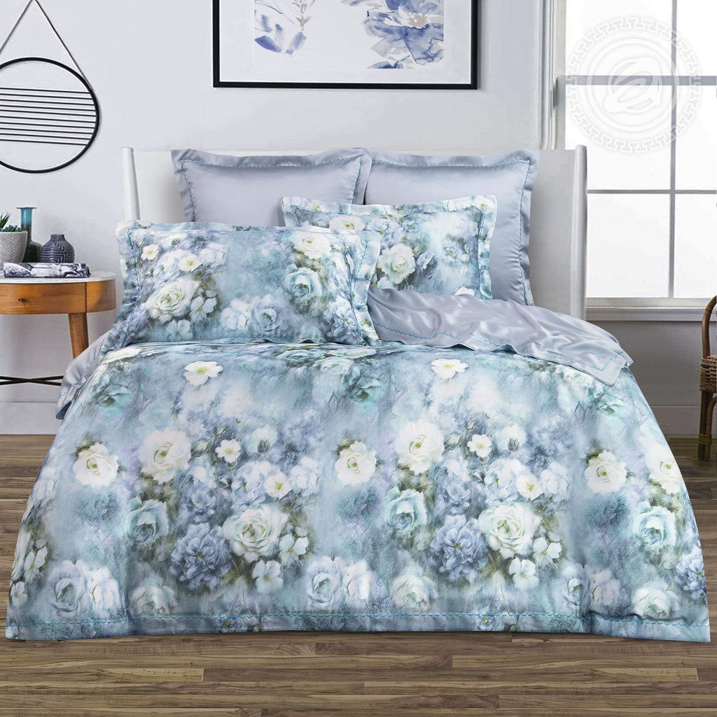 Постельное белье Моана (тенсель) Евро/Пододеяльник (молния, ушки): 1 шт.- 220*200; Простыня: 1 шт.- 260*240; Наволочка (молния, ушки): 2 шт.- 70*70; Наволочка (молния, ушки): 2 шт.- 50*70 Тенсел