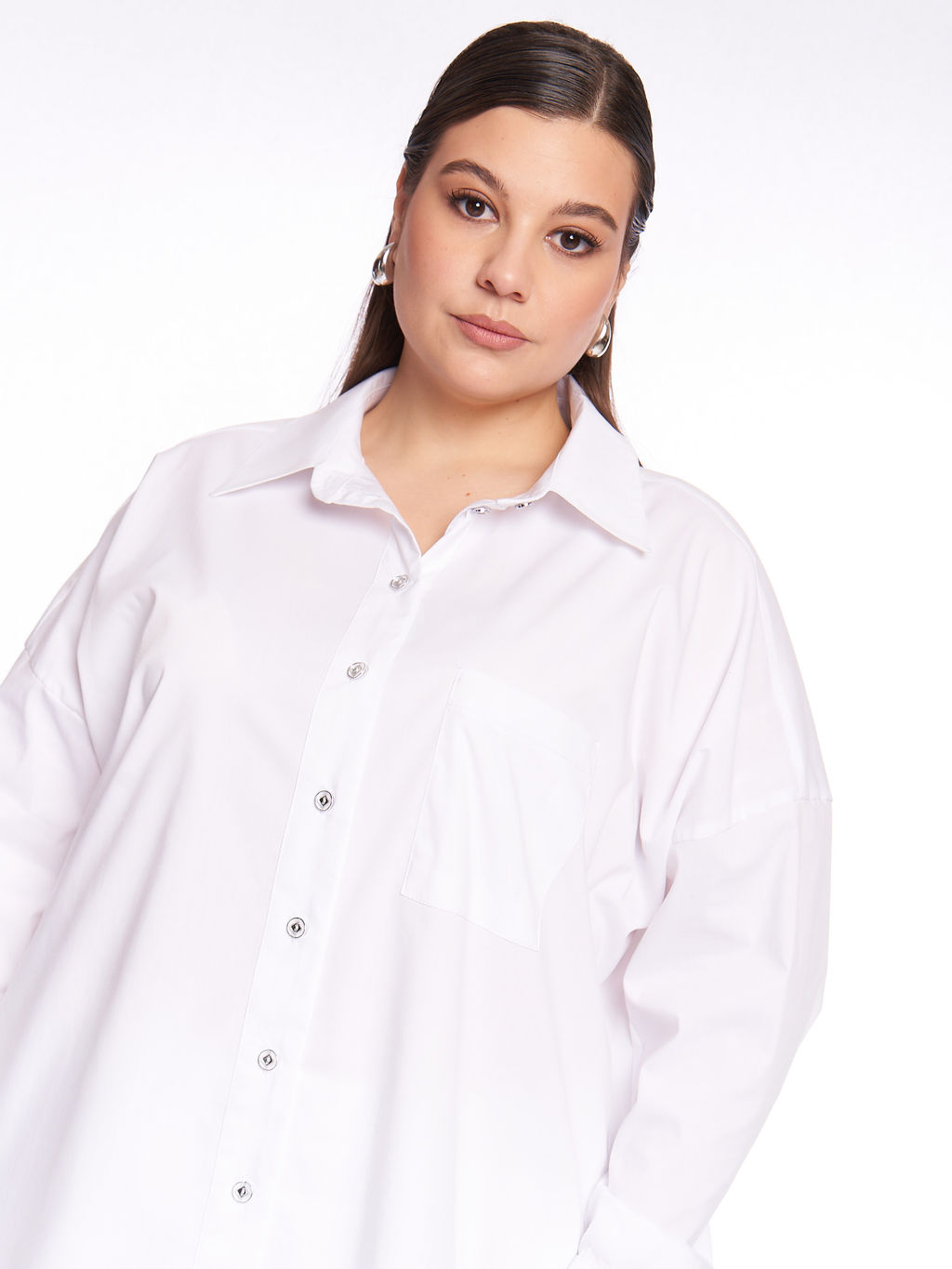 Белая рубашка BL28382WHT02
