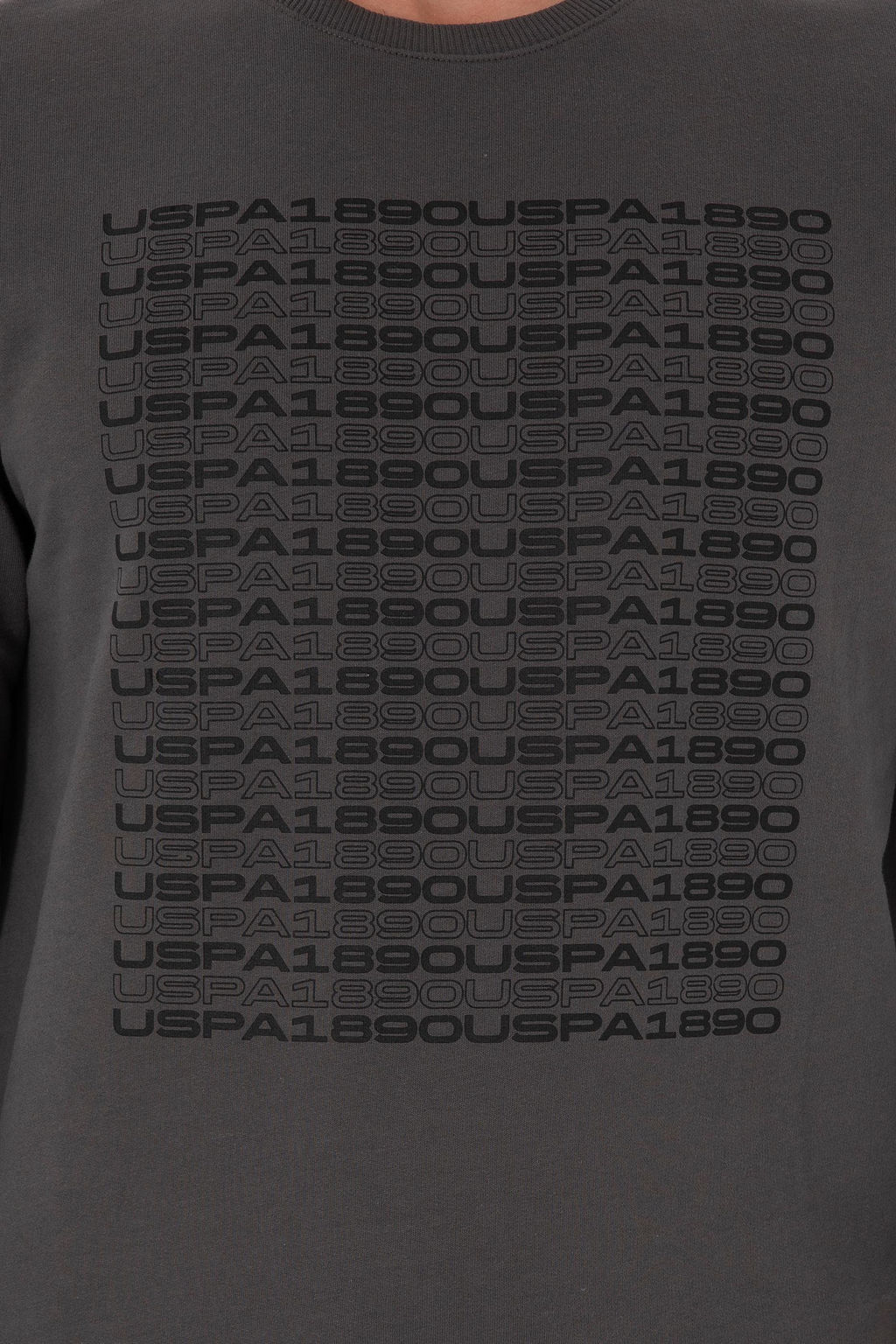 Мужской свитшот антрацитового цвета Неожиданная скидка в корзине - U.s. polo assn фото 13