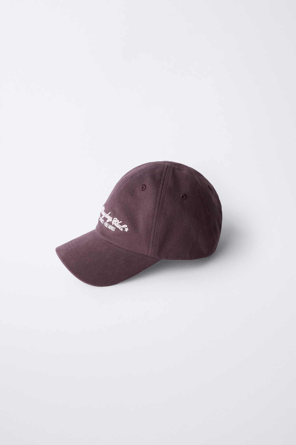 FADED-EFFECT CAP WITH EMBROIDERED TEXT - Zara фото 2