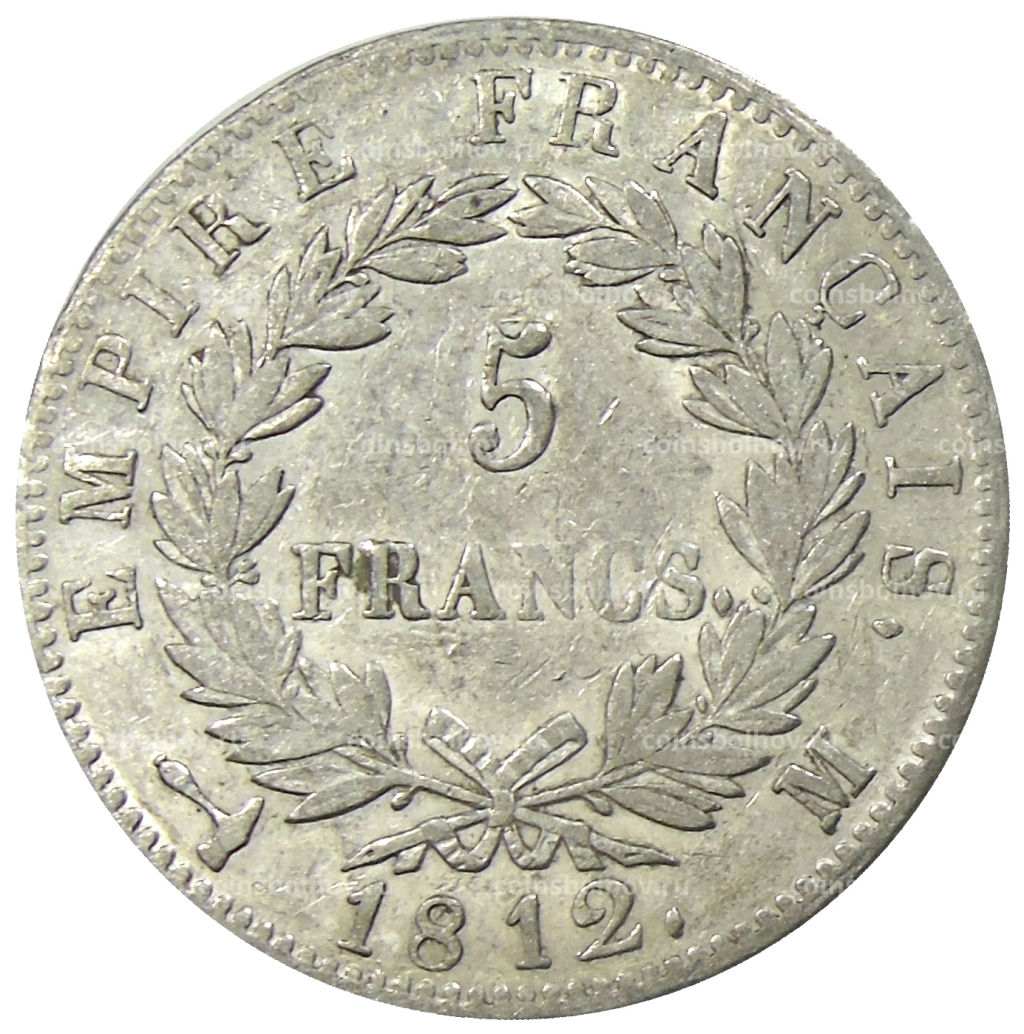 5 франков 1812 года M Франция
