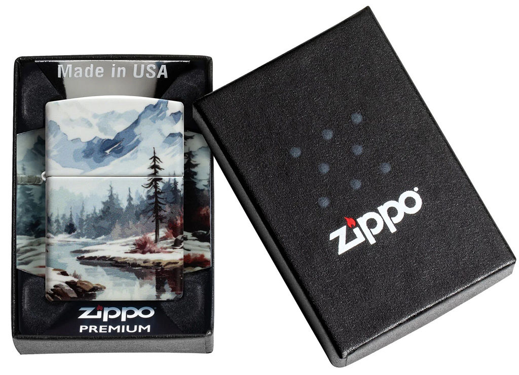 Зажигалка ZIPPO Снежная долина | Frozen Valley 46702