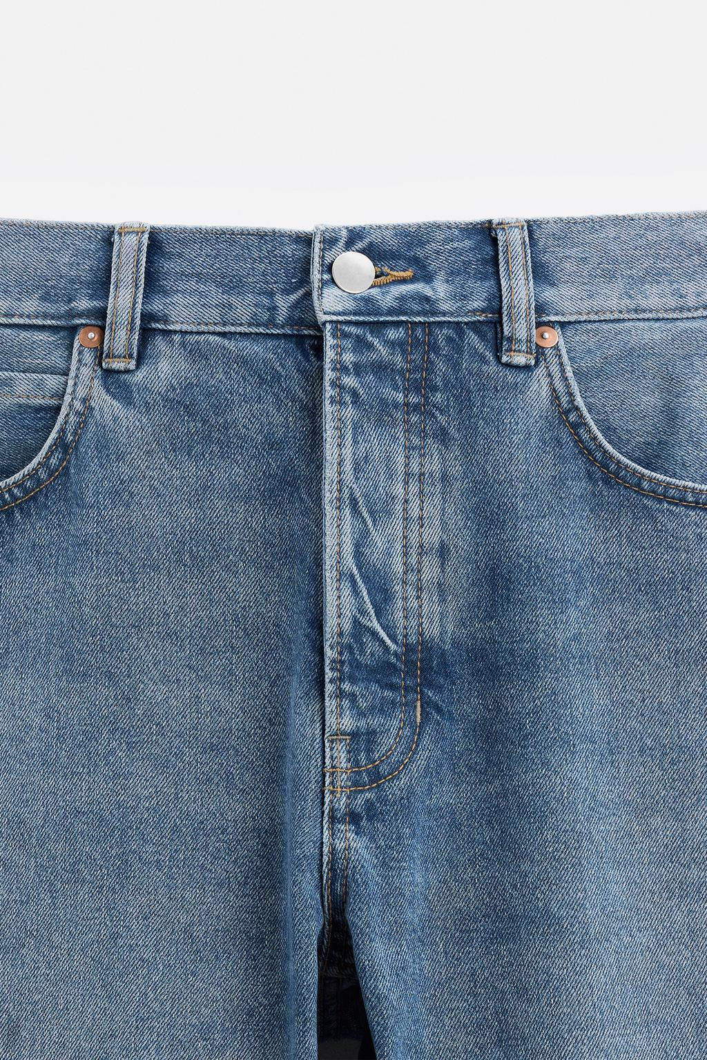 STRAIGHT-FIT REGULAR JEANS - Zara фото 12