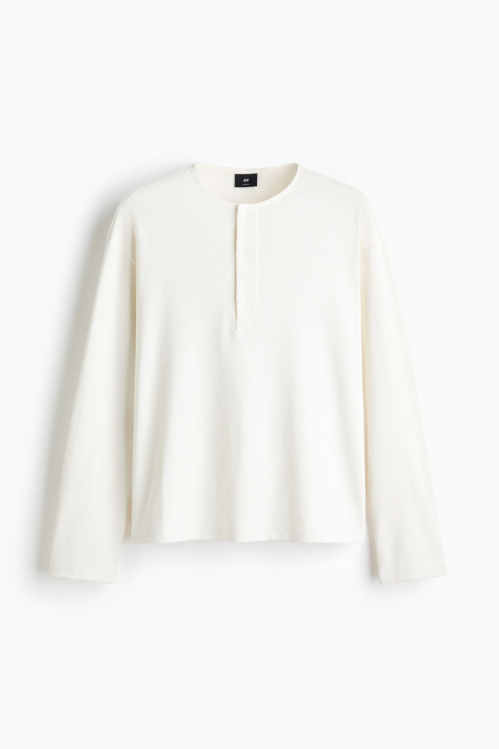 Camiseta con cuello panadero Relaxed Fit - H&m фото 2