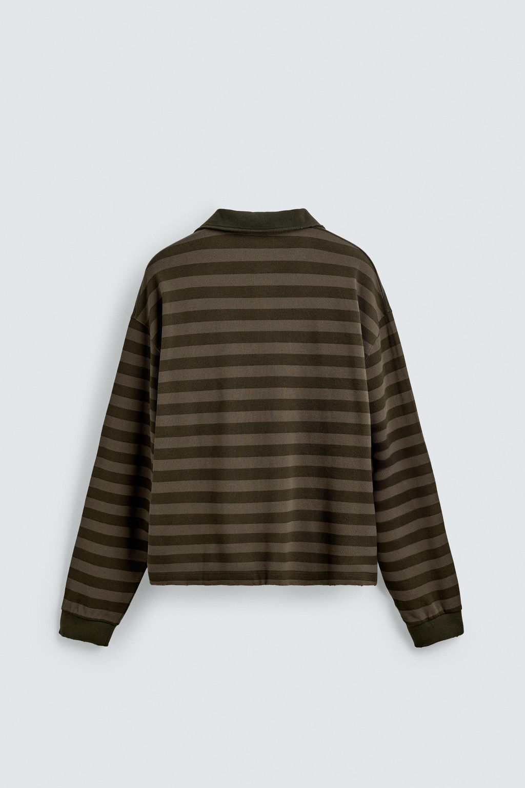 STRIPED PIQU_ RUGBY POLO SHIRT - Zara фото 9