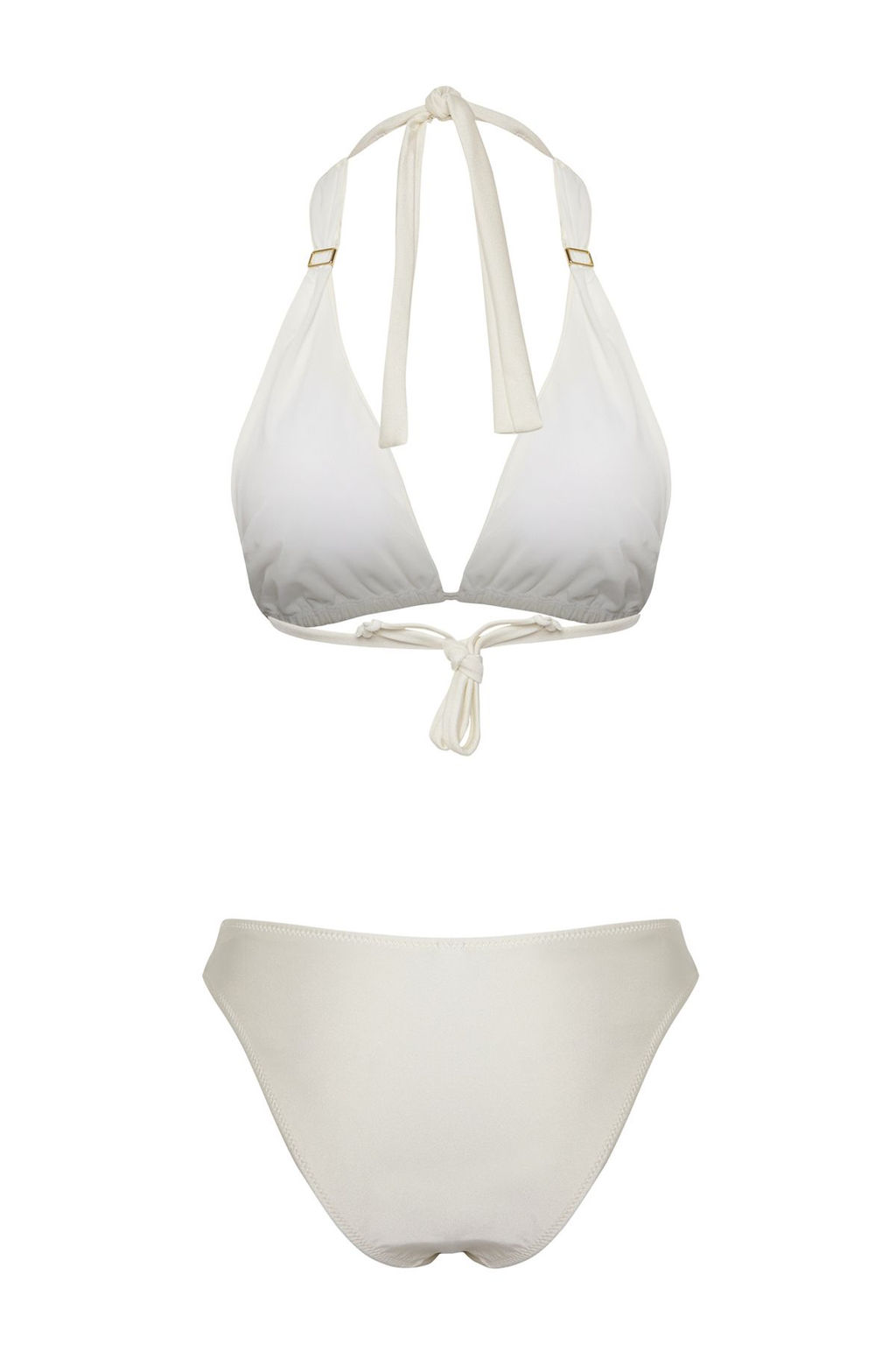 TRENDYOLMILLA Siyah Ucgen Aksesuarl? Parlak Regular Bikini Tak?m? TBESS25BT00012 фото 13