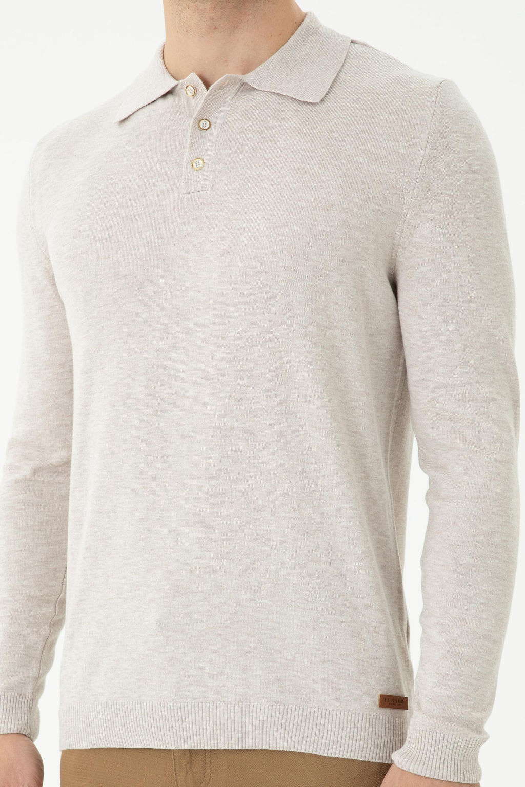 U. S. Polo Assn Мужской свитер из каменного меланжа - U.s. polo assn фото 20