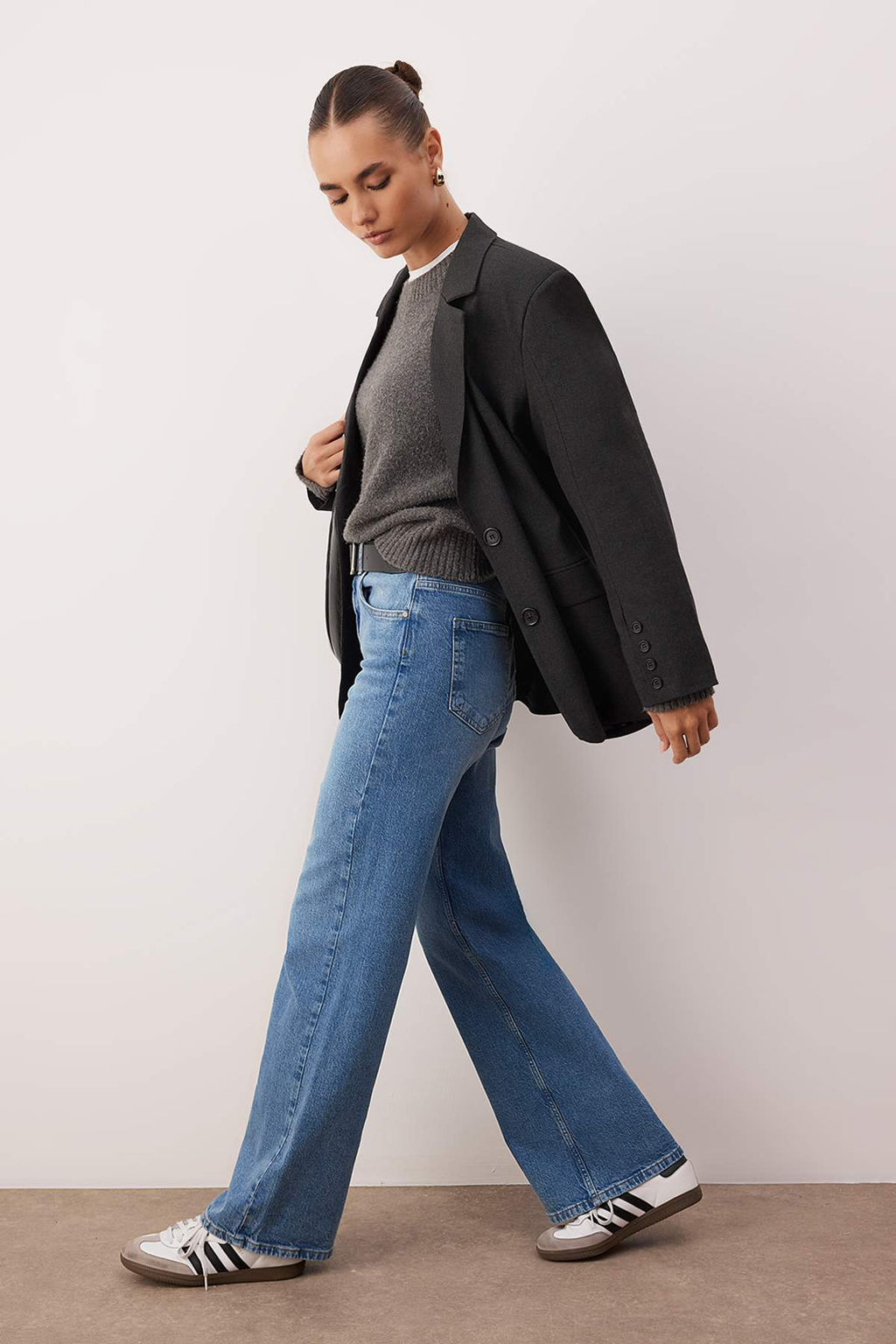 Mavi Yuksek Bel Wide Leg/Genis Paca Comfort Palazzo Jeans TWOAW26JE00252 - Trendyolmilla фото 2