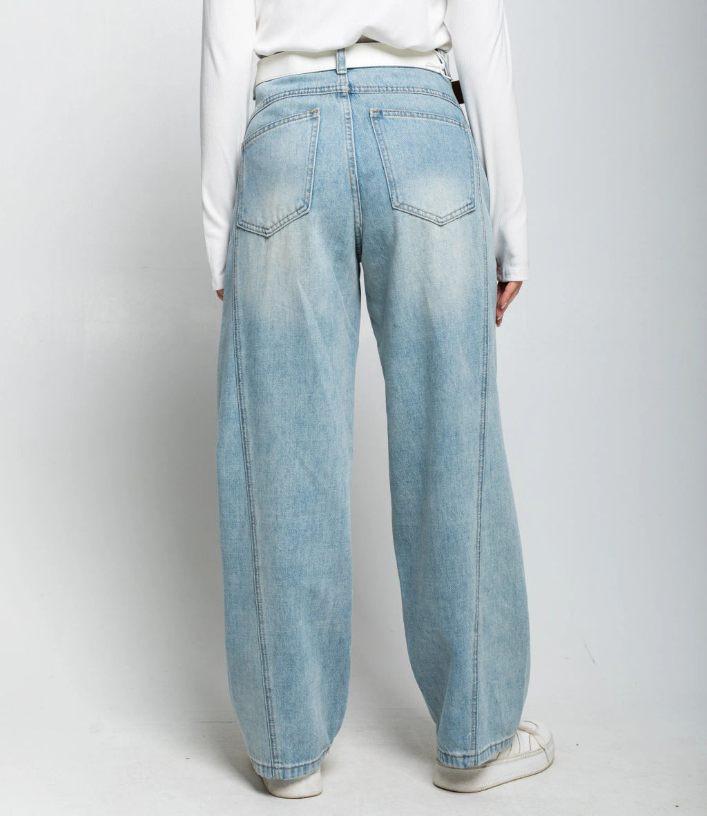 Джинсы #КТ5038 (1), голубой - Dommod фото 4