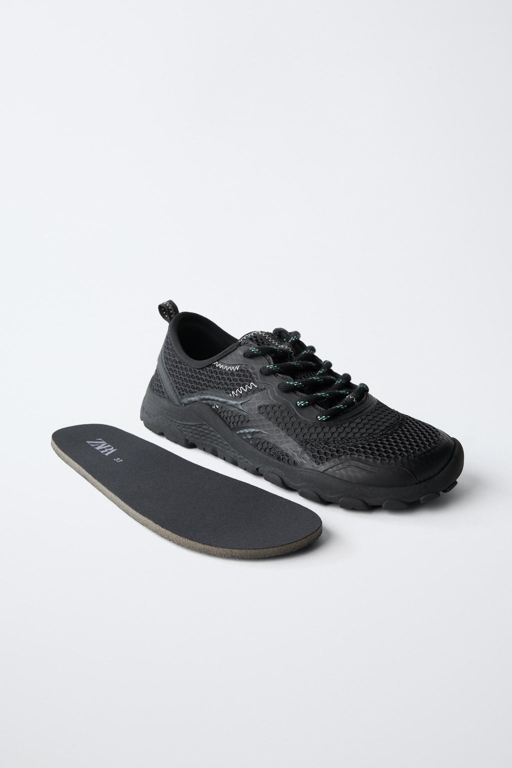 DEPORTIVO REJILLA BAREFOOT / Negro - Zara фото 4
