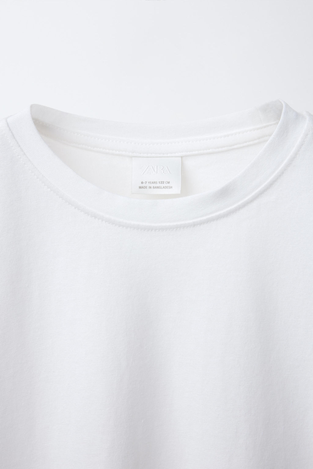 BASIC PLAIN T-SHIRT - Zara фото 3