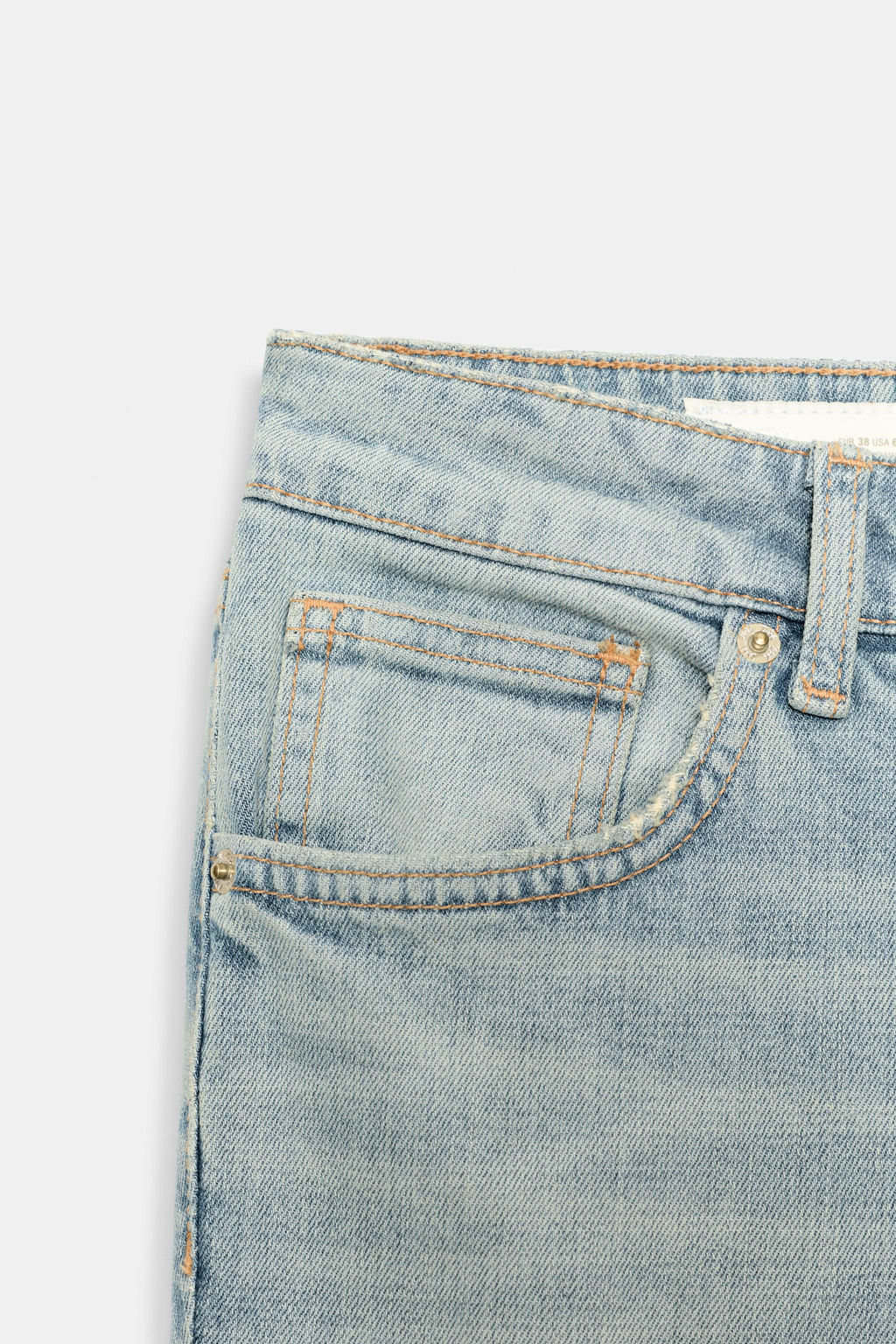 JEANS TRF BOOTCUT TIRO BAJO / Azul agua - Zara фото 9