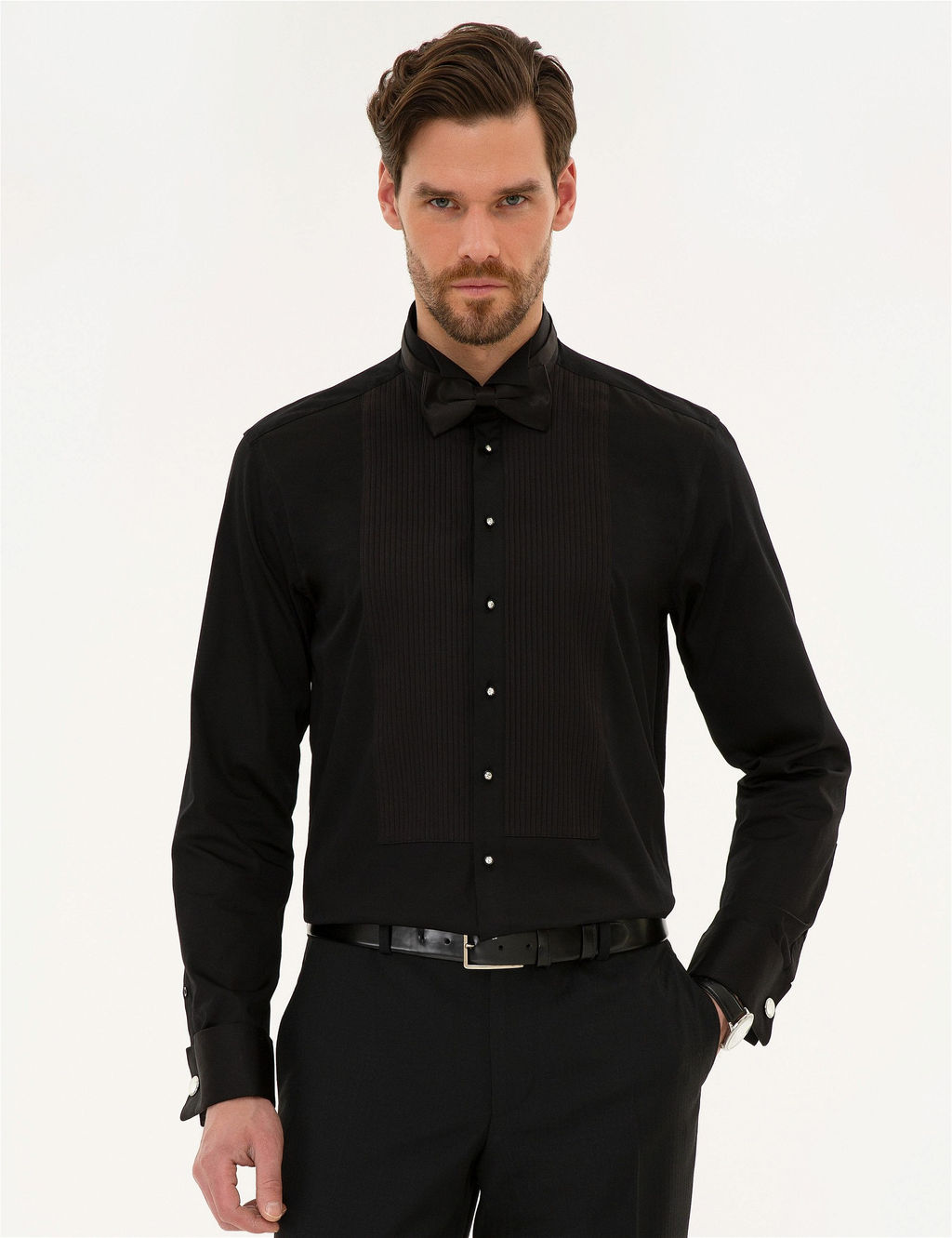 Siyah Slim Fit Smokin G_mlek - Pierre cardin фото 2