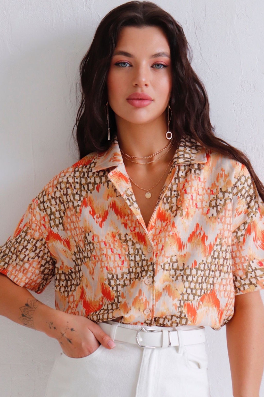 11222 Рубашка с коротким рукавом - Martichelli фото 22