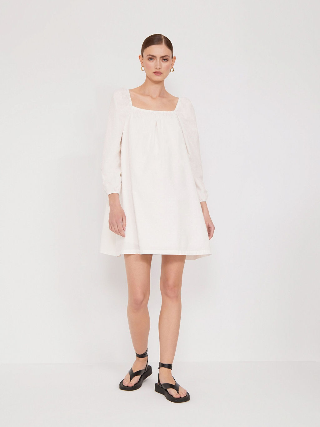 Платье с объемными рукавами PL1253/decada - Emka фото 4