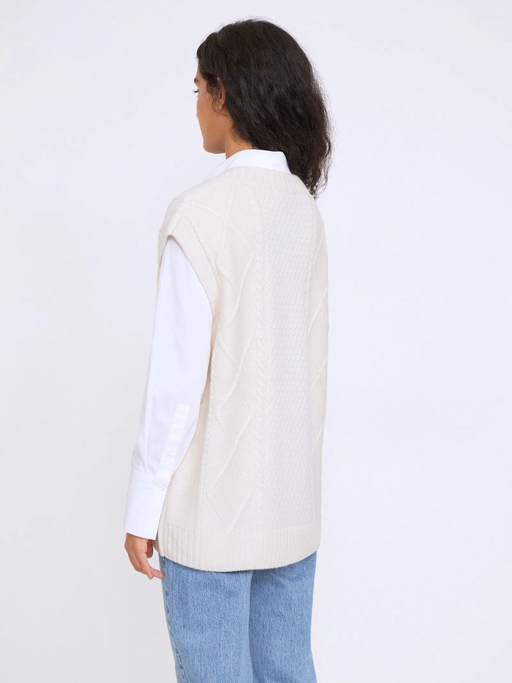 Жилет вязаный - Emka фото 4