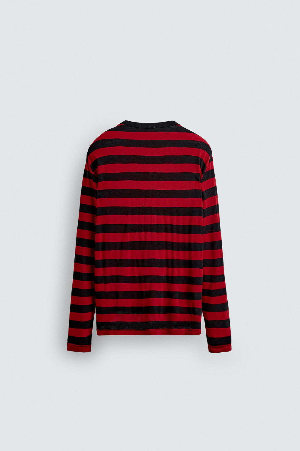 CONTRAST STRIPED T-SHIRT - Zara фото 8