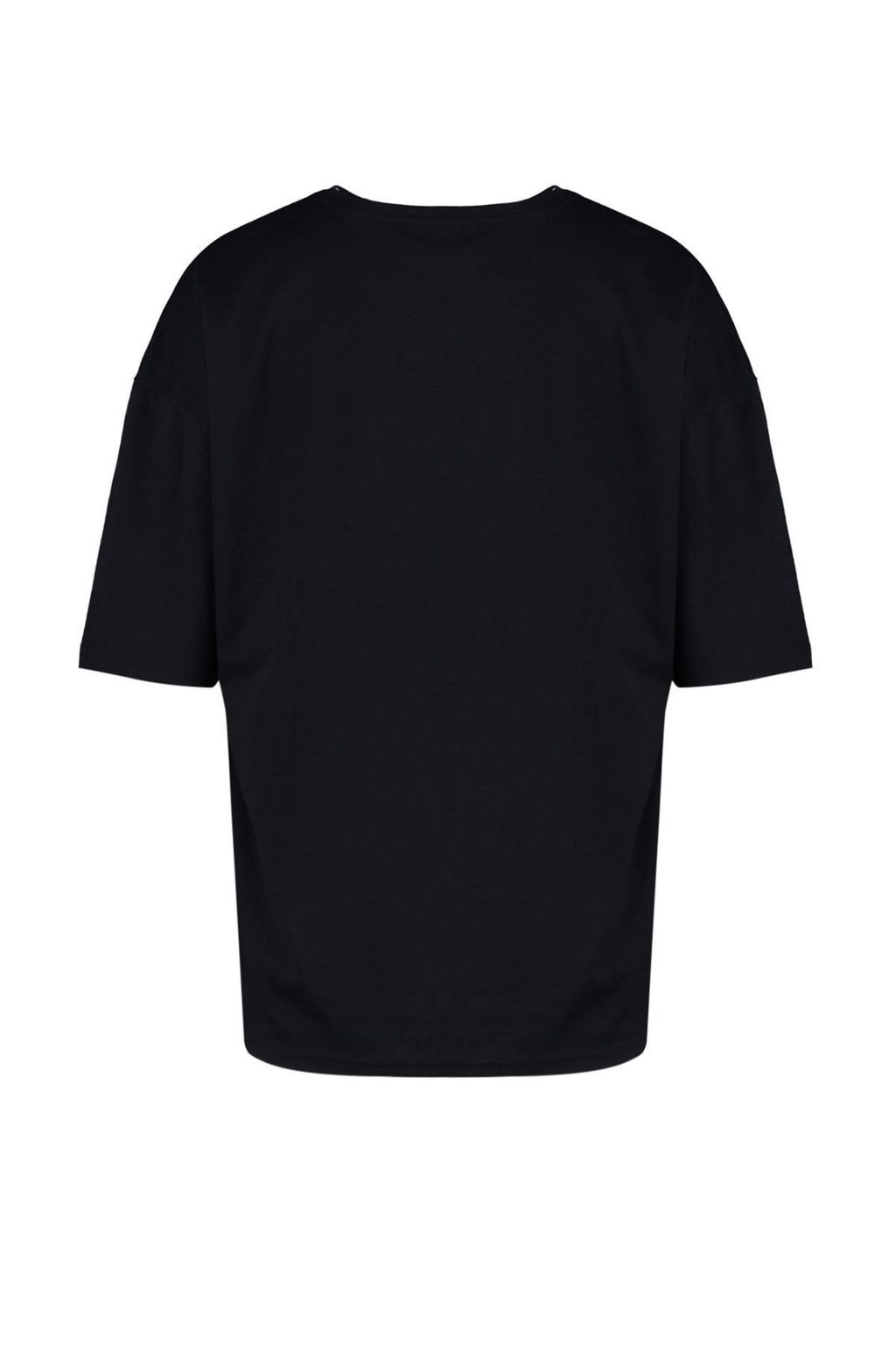 TRENDYOL MAN Beyaz-Siyah Oversize/Genis Kesim 2li Paket Kartal Bask?-Duz %100 Pamuk T-Shirt TMNSS25TS00214 - Trendyolmilla фото 14