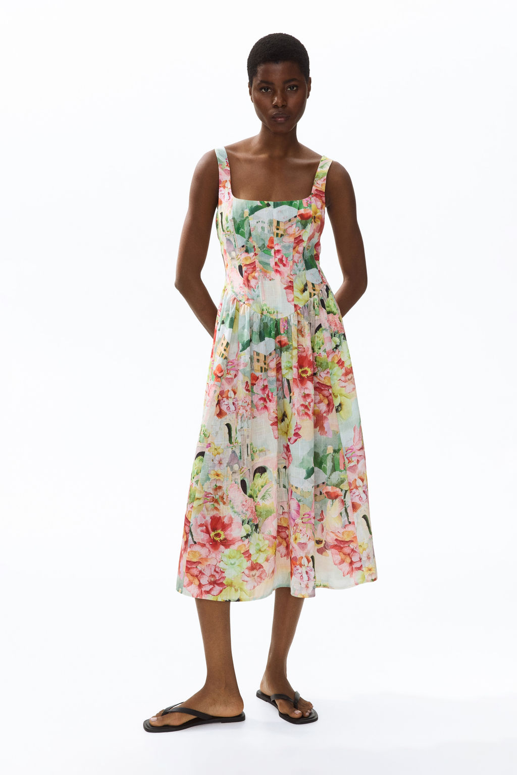 Vestido acorsetado - H&m фото 3
