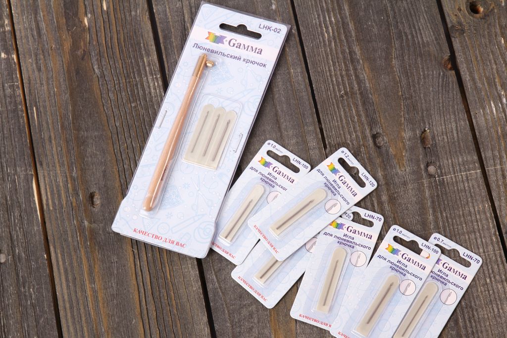 Gamma LHN-100 Игла для крючка люневильского d 1.0 мм 3 см в блистере .  фото 3