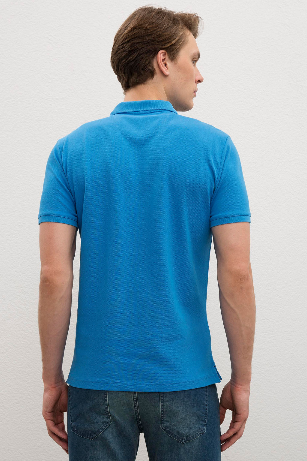 Erkek Kobalt Mavi Basic Ti__rt