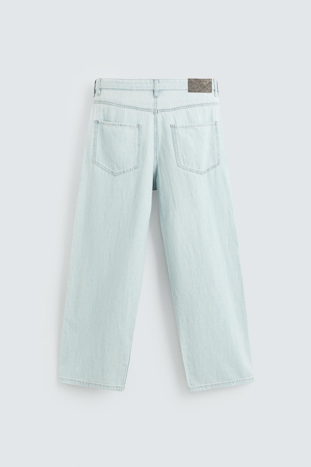 LIGHTWEIGHT LOOSE WIDE-LEG JEANS - Zara фото 17