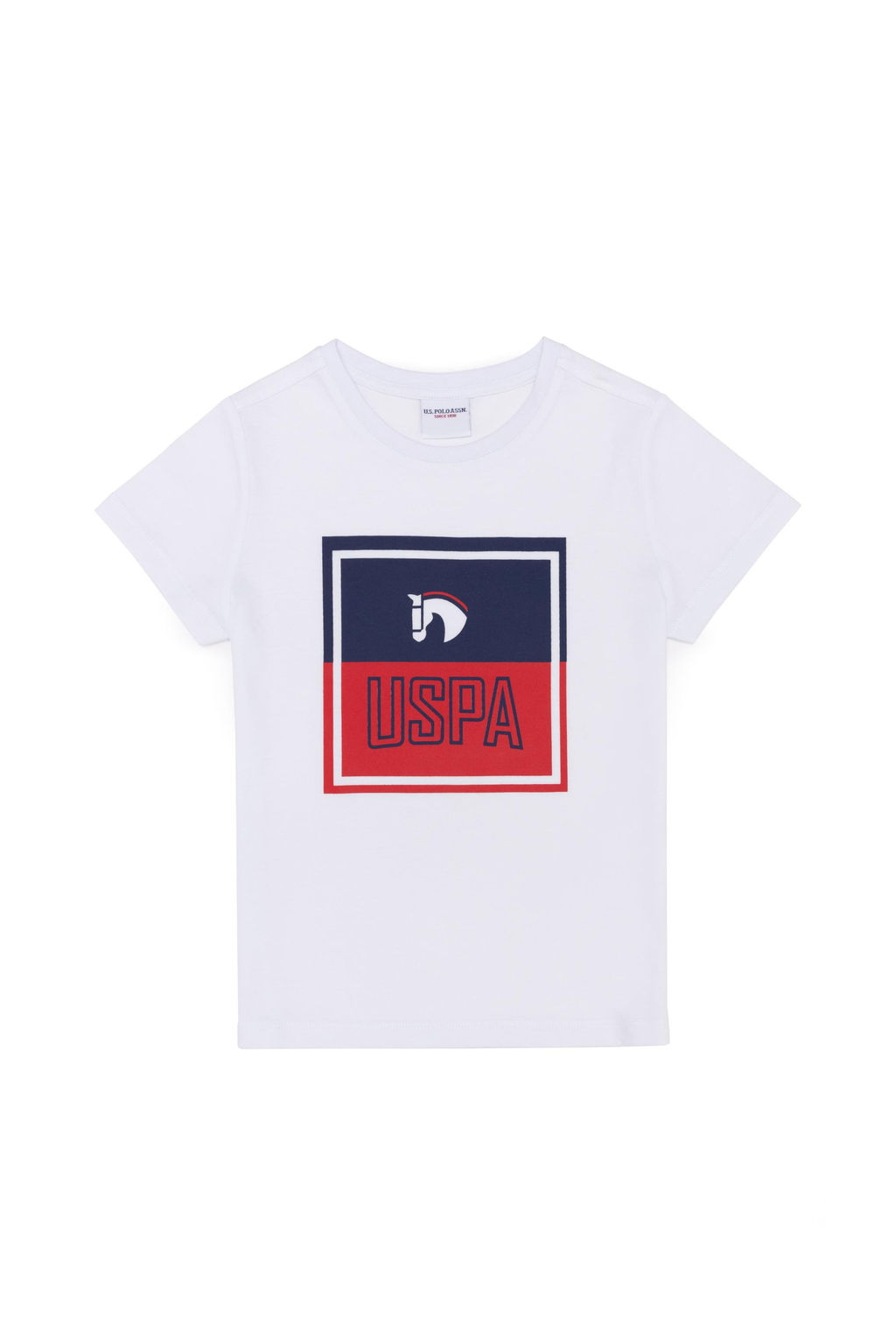 U. S. Polo Assn Детская белая футболка с круглым вырезом - U.s. polo assn фото 4