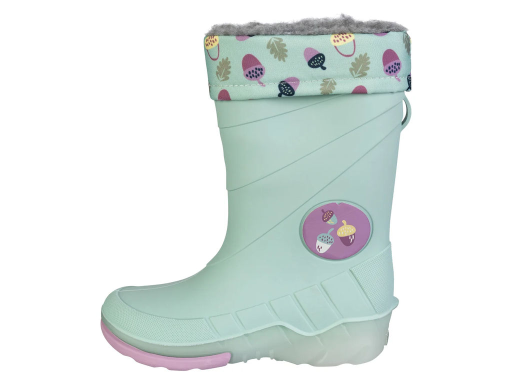 Утепленные резиновые сапоги для девочек LUPILU с мигающими пятками  фото 41