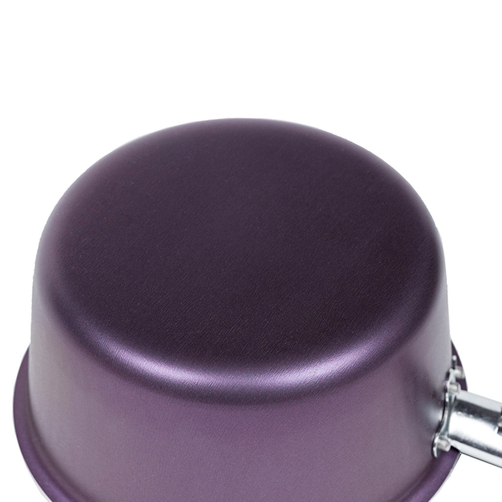 Violet Ковш с антипригарным покрытием 2,0л, д18см, h9см, s1,2мм, пластмассовая ручка (Россия) - Домашняя мода фото 4