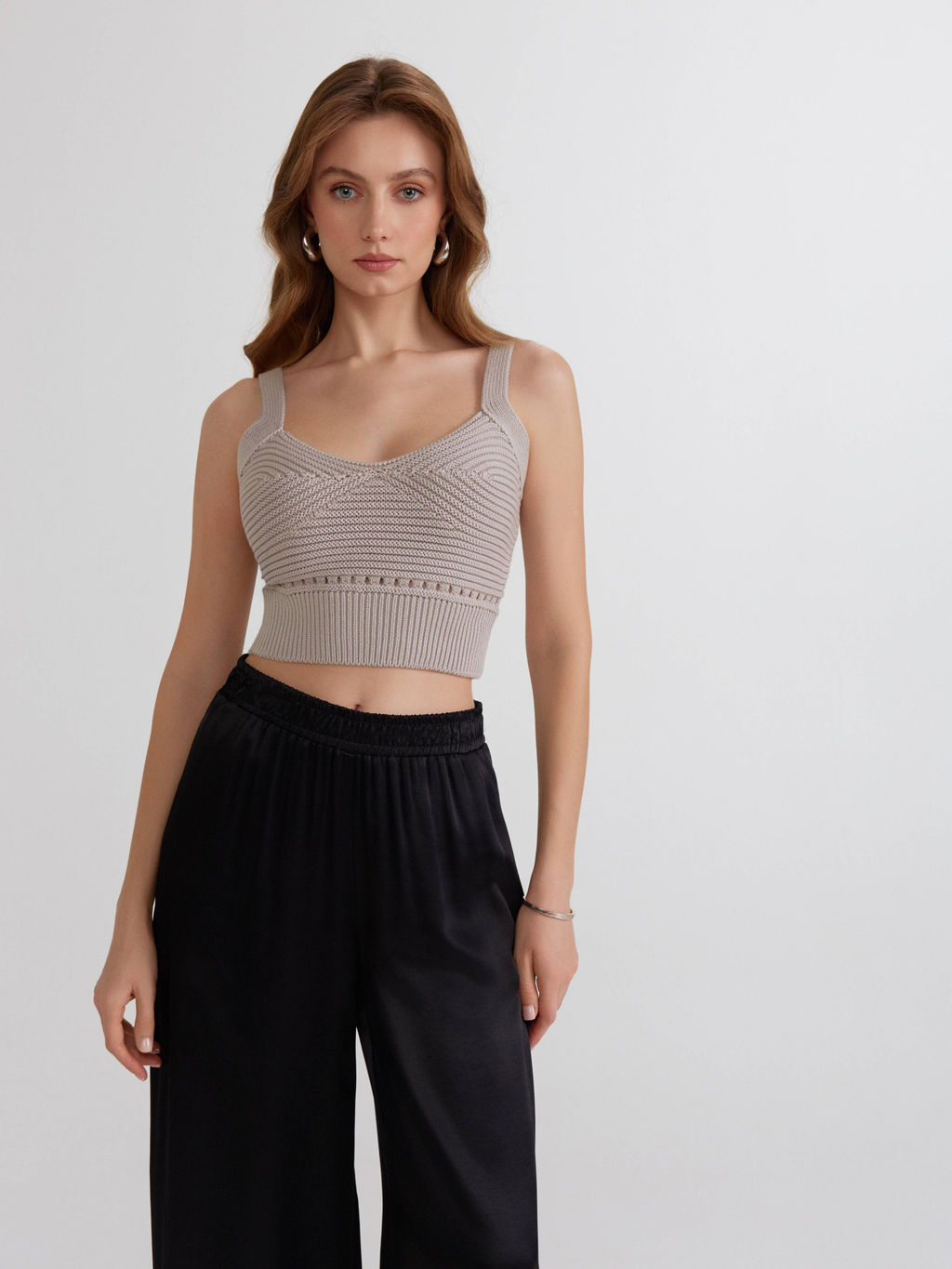 CONTE LDK2460 Топ женский beige - Conte elegant фото 4