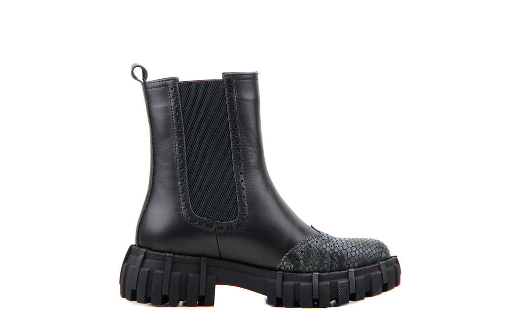 Челси 360.P.466bl. black+rept/Мех