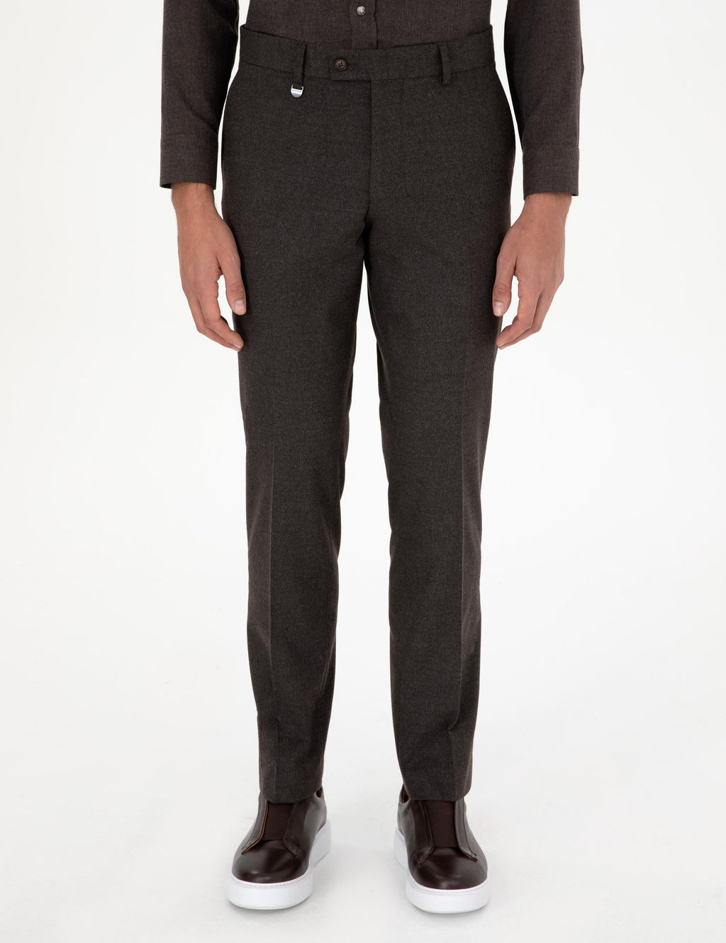 Kahverengi Slim Fit Kuma_ Pantolon - Pierre cardin фото 2
