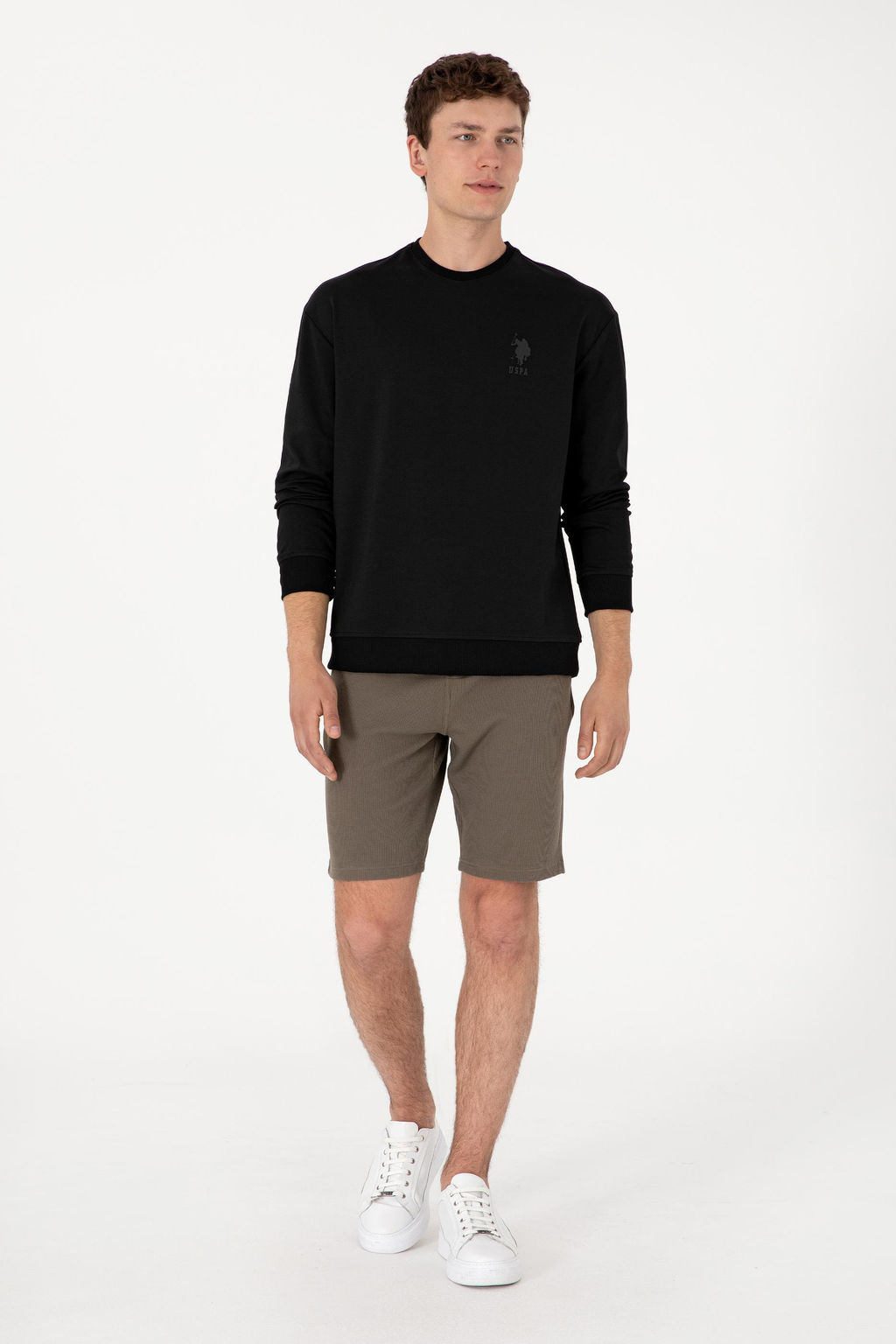 Erkek Siyah Sweatshirt