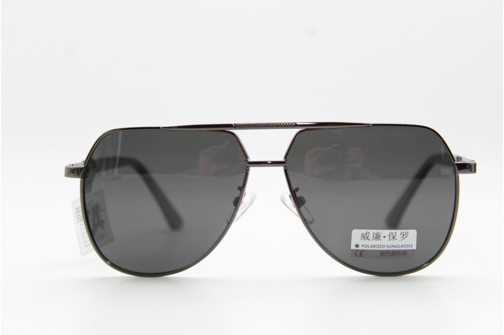 Солнцезащитные очки WILIBOLO (Polarized) 8008 58-16-142 С4 серые  фото 2